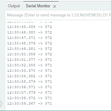HW-390 capacitive soil moisture sensor arduino readings