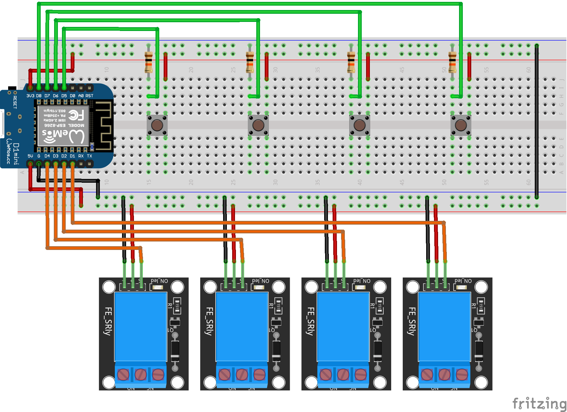 sinricpro relay push button esp8266