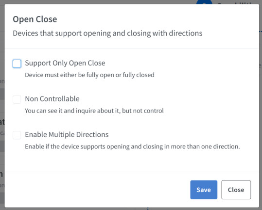 Sinric Pro Device Template Start Stop