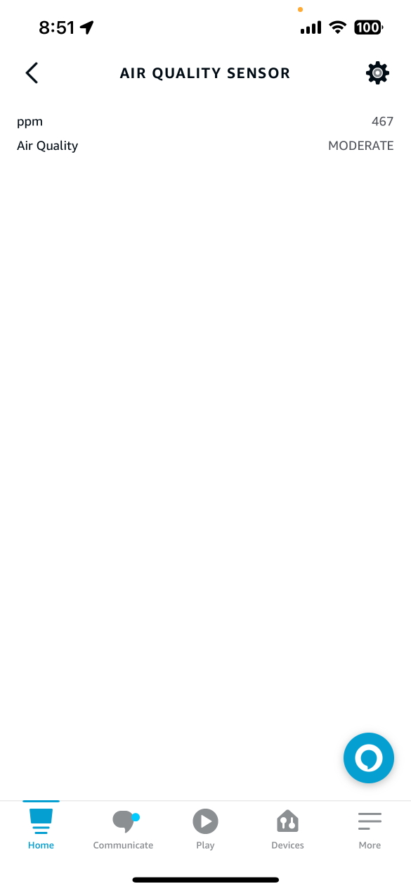 Sinric Pro Alexa capacitive soil moisture sensor