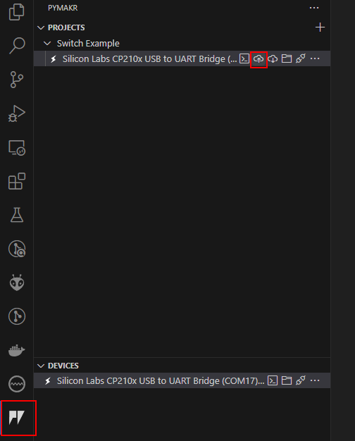 Sinric Pro pymark new project