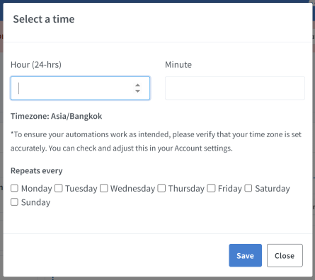 Sinric Pro automation creation flow
