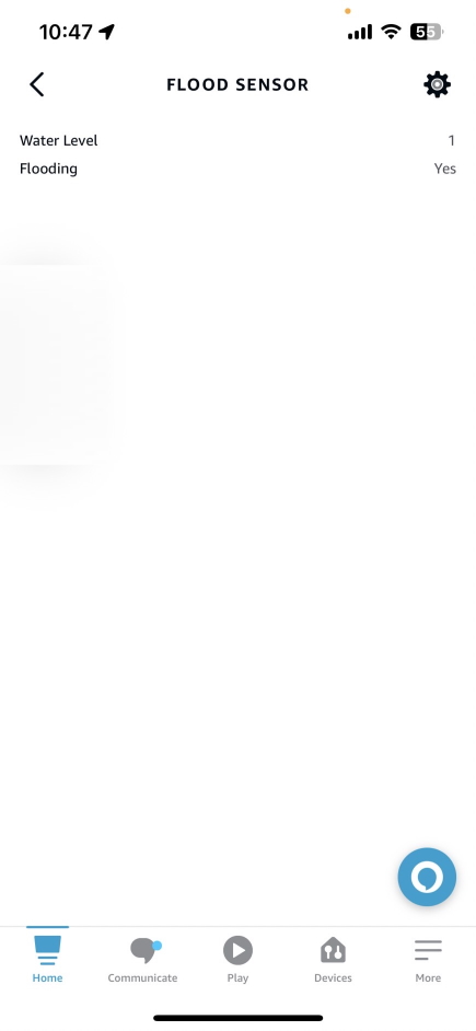 Sinric Pro Alexa water sensor